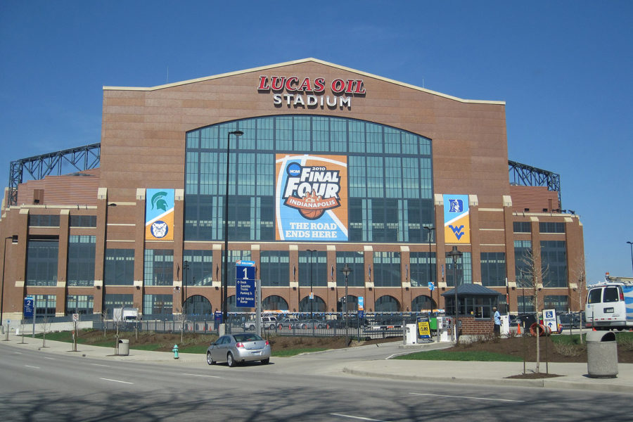 Lucas Oil Stadium,  where many of the 2021 March Madness games were played, is the spot where Jalen Suggs hit his infamous buzzer beater.