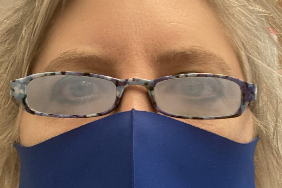 Wearing a mask can cause all kinds of trouble for people with glasses, as the warm air from you mask gets behind the glasses, fogging them up.