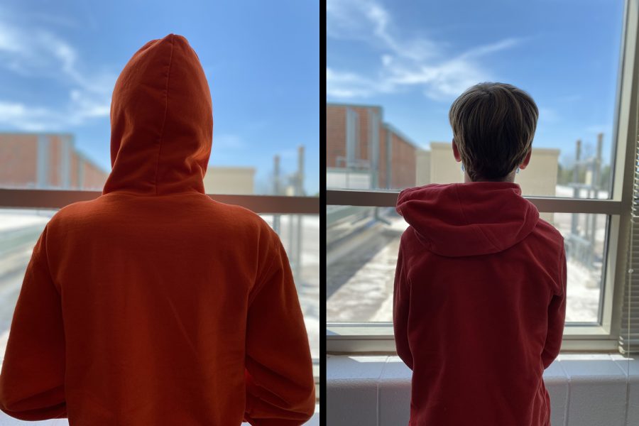 For a short time, students could wear their hoodies up, but not any longer.