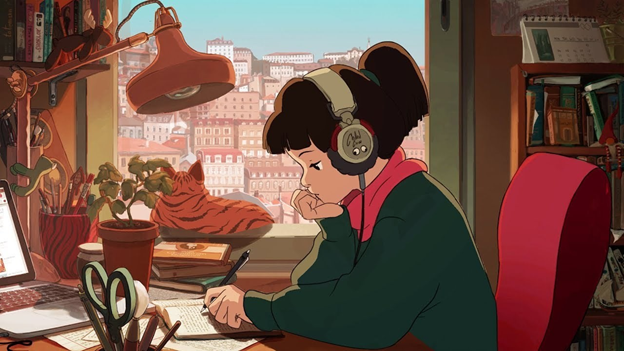 Lo-fi+girl+is+a+streaming+YouTube+Channel+featuring+lofi+hip+hop+radio+-+beats+to+relax%2Fstudy+to+and+is+very+popular+among+students.