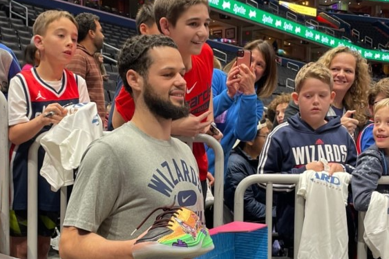 Longfellow Artist Paints Shoes For NBA Player